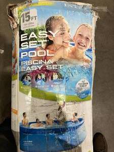 lot 15 image: INTEX Easy Set Inflatable 15 ft x 48 inch Swimming Pool Set