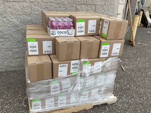 lot 60 image: LOT OF 64 Cases of Coco5 100% Natural Clean Sports Hydration Passion Fruit Flavor