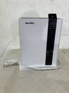 lot 86 image: NineSky White Dehumidifier with Auto Shut Off and 5 Color LED Light