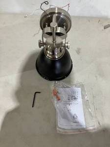 lot 92 image: Emliviar 1-Light Bathroom Vanity Wall Mount Light Fixture with Black Shade