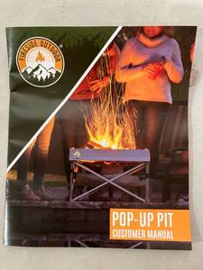 lot 93 image: FIRESIDE OUTDOOR Portable and Lightweight Pop-Up Fire Pit