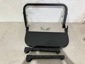 lot 97 image: DICMIC Adjustable Folding Heavy Duty Tire Mounted Step for Trucks, SUVs and RVs.