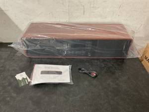 lot 37 image: KEiiD Wooden Desktop CD Player with Bluetooth Stereo System