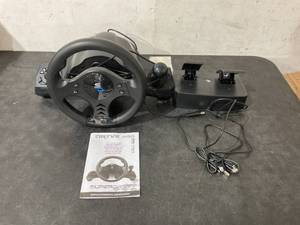lot 44 image: SUBSONIC Superdrive - GS750 racing steering wheel with pedals, paddles, shifter and vibration