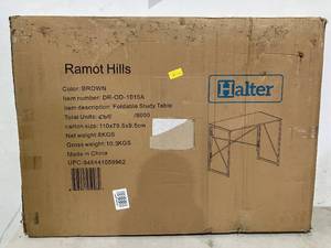 lot 448 image: Halter Ramont Hills Brown Foldable Study Table