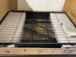 lot 391 image: FXW 8-Panel 32 Inch Height Black Rollick Dog Playpen