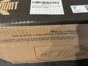 lot 399 image: USX MOUNT Full Motion TV Wall Mount Bracket with Dual Swivel Articulating Tilt 6 Arms