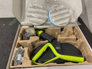 lot 462 image: BIUBLE Cordless Electric Dual Spin Mops with LED Headlight