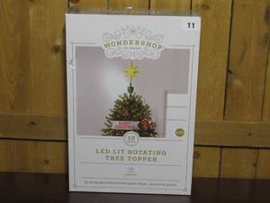 lot 11 image: LED LIT ROTATING TREE TOPPER - Wondershop at Target