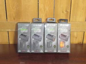 lot 88 image: Lot of FOUR Digipower - BP-LPE17 digital camera battery & charger kit, Replacement for Canon LP-E17 battery pack - Black