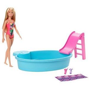 lot 89 image: Barbie Pool & Doll Playset