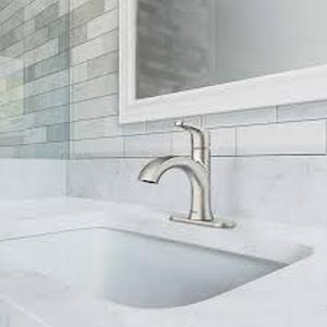 lot 13 image: Moen Karis Single Hole Bathroom Faucet