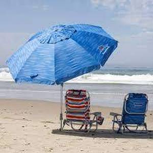 lot 54 image: Tommy Bahama 8 ft Beach Umbrella