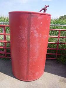 lot 10 image: 250 Gallon Gas Barrel