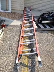 lot 62 image: Werner Extension Ladder