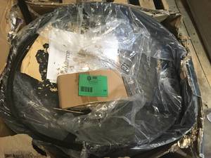 lot 24 image: Hampton Bay Piedmont 30 in. Steel Fire Pit in Black with Poker Customer Returns review pictures