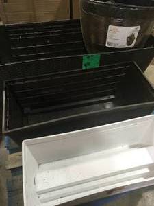 lot 36 image: Lot of assorted used garden planters customer returns see pictures