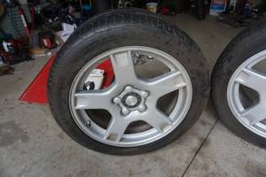 4 - Michelin ZP Sport AS Plus High Performance Low Profile Tires On Corvette Rims