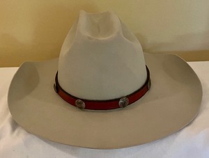 lot 261 image: Cowboy Hats by Golden Gate Hat Company and Montecristi Custom Hat Works