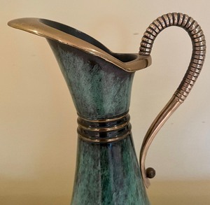 lot 285 image: Mid Century Brass Ewer