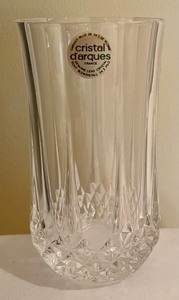 lot 303 image: 6 Crystal Glasses by Cristal Darques