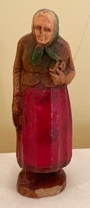 lot 310 image: Vintage Wooden Figurines