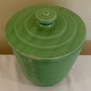 lot 312 image: Vintage Green Canister