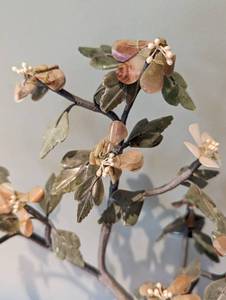lot 53 image: Vintage Carved Jade Tree