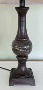lot 237 image: Decorative Bronze Table Lamp