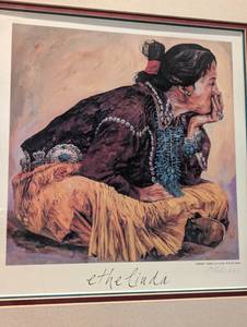 lot 236A image: Framed Nonabah Print by Ethelinda