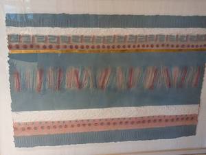 lot 245 image: Very Large Framed Abstract Vintage Print from Gabberts