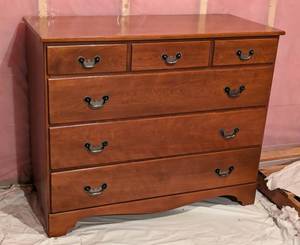 lot 246 image: Vintage Wood Dresser