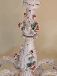lot 248 image: Vintage Porcelain Chandelier