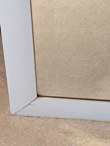 lot 249 image: Large White Wall Mirror