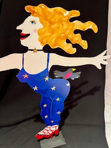 lot 45 image: Metal Artisan Contemporary Figurine by Julie Boonberger