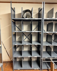 lot 5184 image: Adjustable Steel Shelving Unit