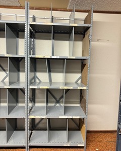 lot 5183 image: Adjustable Steel Shelving Unit