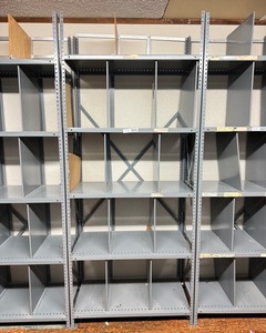 lot 5182 image: Adjustable Steel Shelving Unit