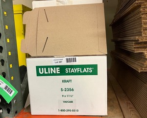 lot 7287 image: Kraft Self Seal Stayflats