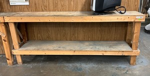 lot 6405 image: Wood Work Table