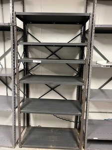lot 5215 image: Metal Storage Shelf