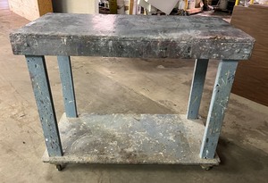 lot 6422 image: Wooden utility cart