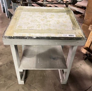 lot 6426 image: Hand made screen printing table