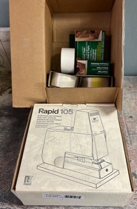 lot 7233 image: Rapid 105 Commercial Stapler, etc