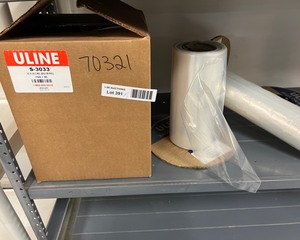 lot 7391 image: Rolls of shipping bags