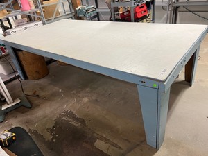 lot 6278 image: Large wooden tablework bench