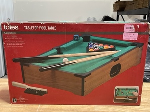 lot 16 image: Totes Tabletop Pool Table