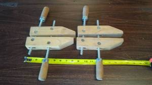 lot 668 image: Wood clamps (2).