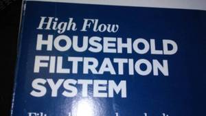 lot 670 image: GE Household Filtration System and Soap Dispenser.