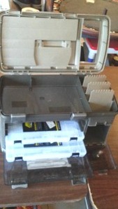 lot 717 image: New Plano Tackel Box. Model 777